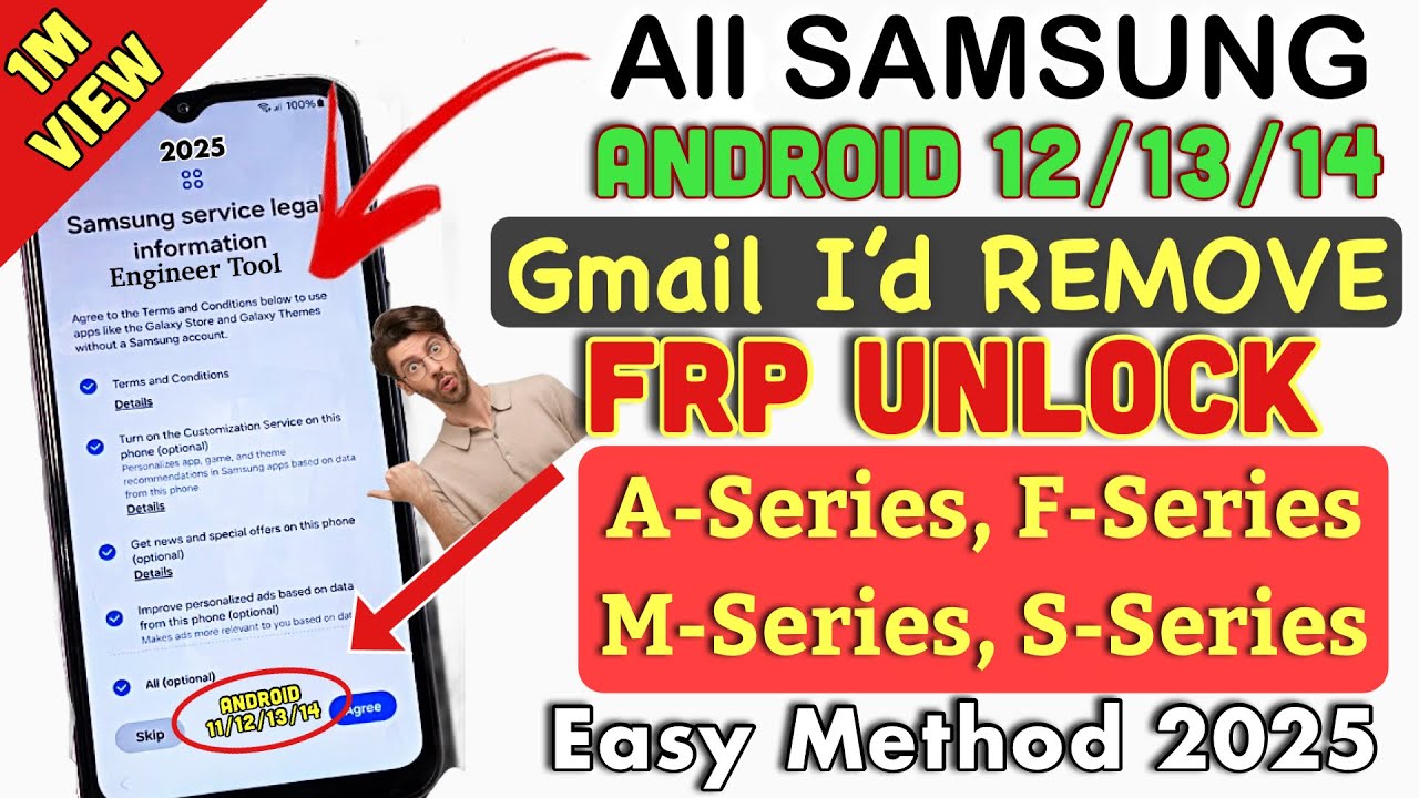 All Samsung FRP Bypass 2025(100% Work) Android 12/11/14 Latest Trick💯% FRP Unlock Without Pc 2025
