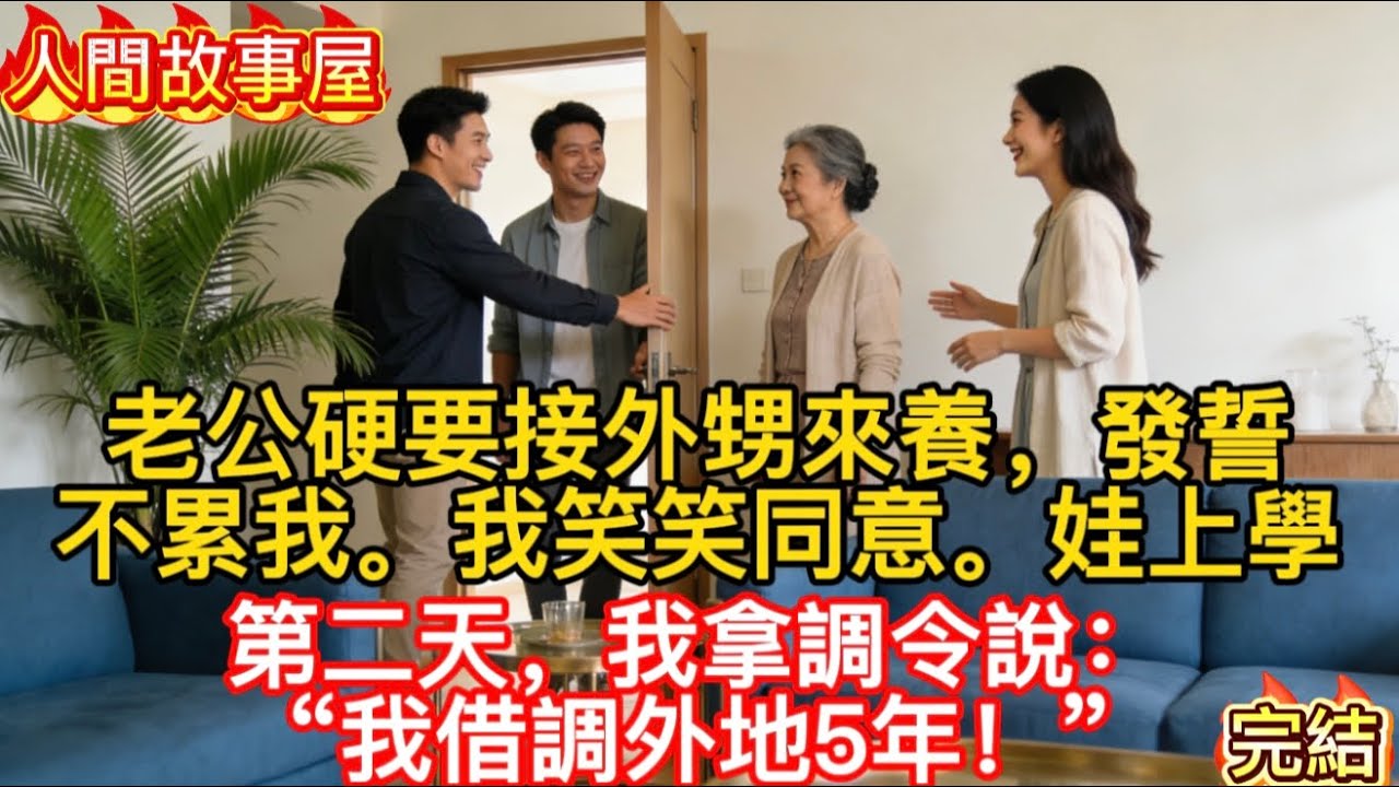 【完結】老公硬要接外甥來養，發誓不累我。我笑笑同意。娃上學第二天，我拿調令說：“我借調外地5年。”