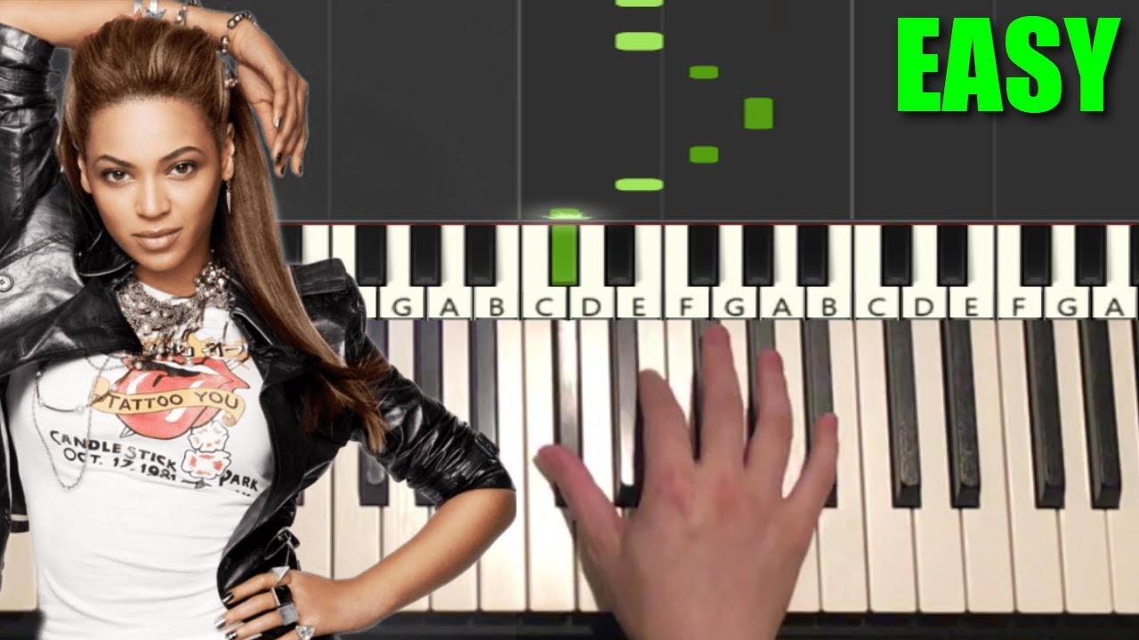 Beyonce - Single Ladies (Piano Tutorial Lesson)