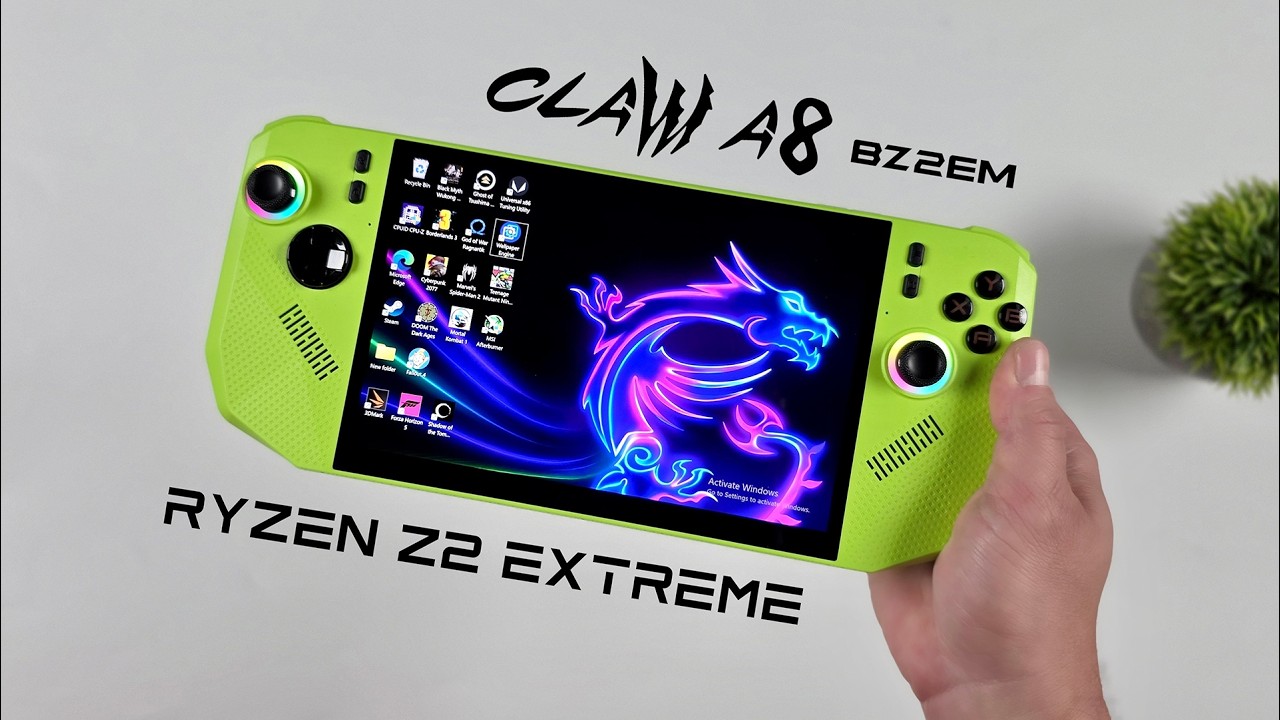 MSI Claw A8 First Look! Ryzen Z2 Extreme Is Finally Here!
