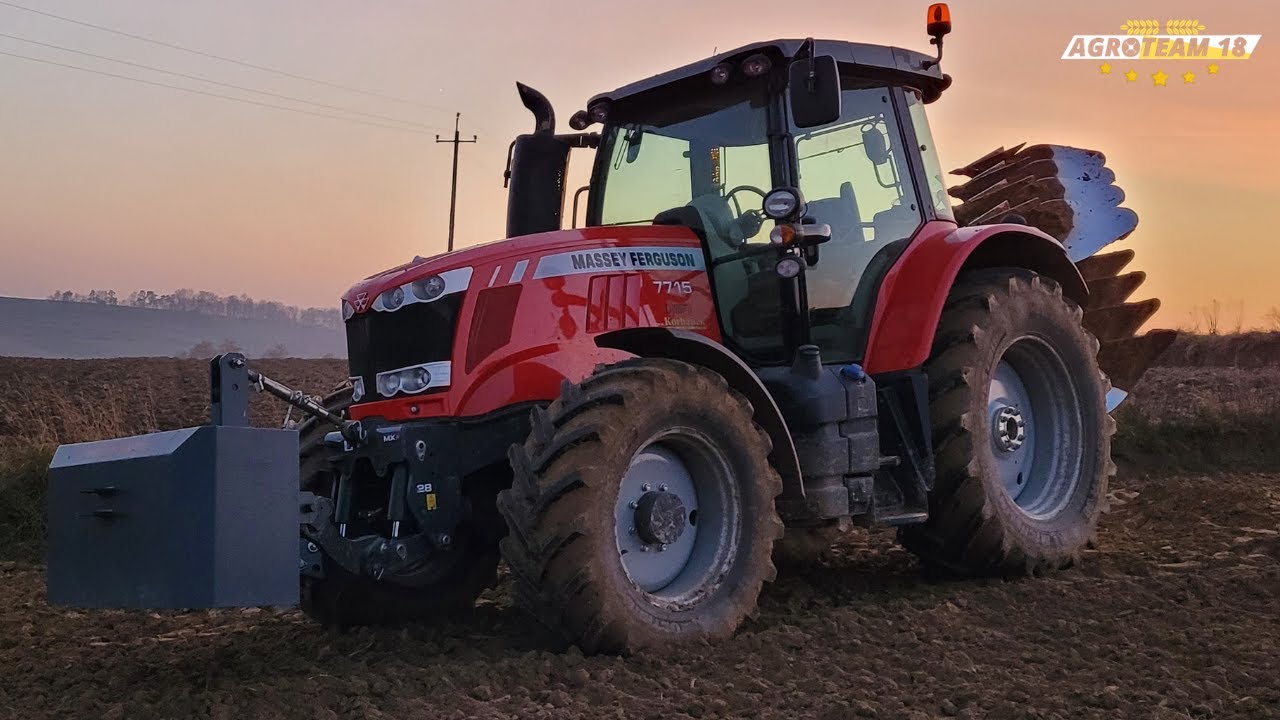 ✔Ekstremalna Orka 2021!?⭐ Massey Ferguson 7715 ⭐Zimowa orka✔