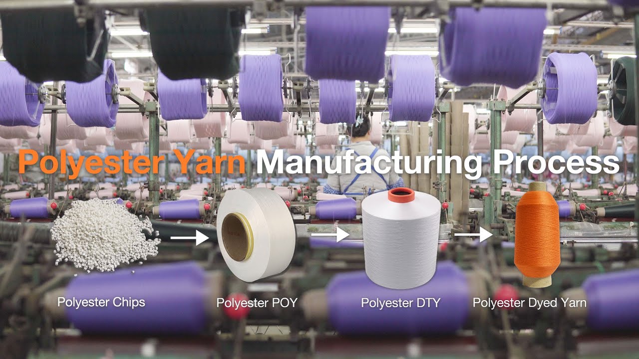 Polyester Yarn Production | Polyester Textured Yarn Manufacturing Process | Polyester Yarn Factory