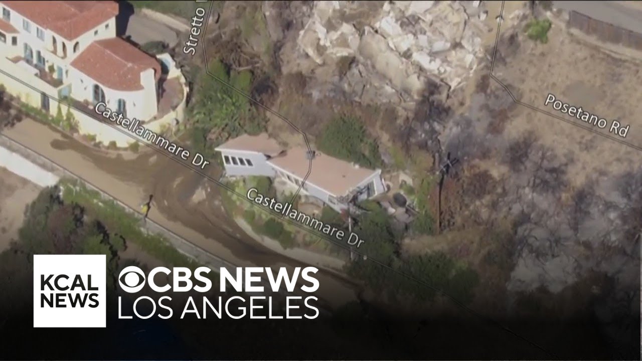 Pacific Palisades home survives fires only to be destroyed by landslide