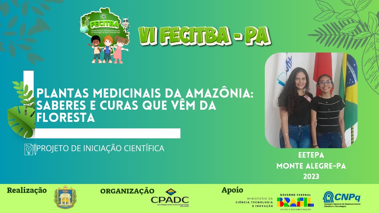 PLANTAS MEDICINAIS DA AMAZÔNIA:  SABERES E CURAS QUE VÊM DA FLORESTA
