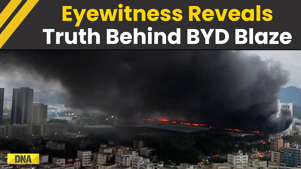 China News: Huge Flames Engulf BYD Industrial Park! 1 Big Cover Up? World News