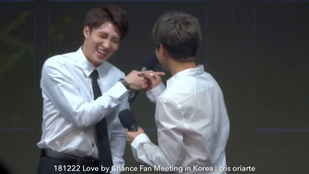 181222 Love by Chance Fan Meeting in Korea - PerthSaint & MeanPlan / #2wish (Lipstick Game)
