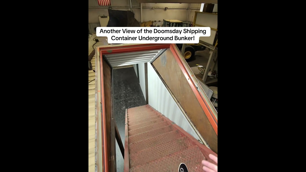 Another View of the Doomsday Shipping Container Underground Bunker!