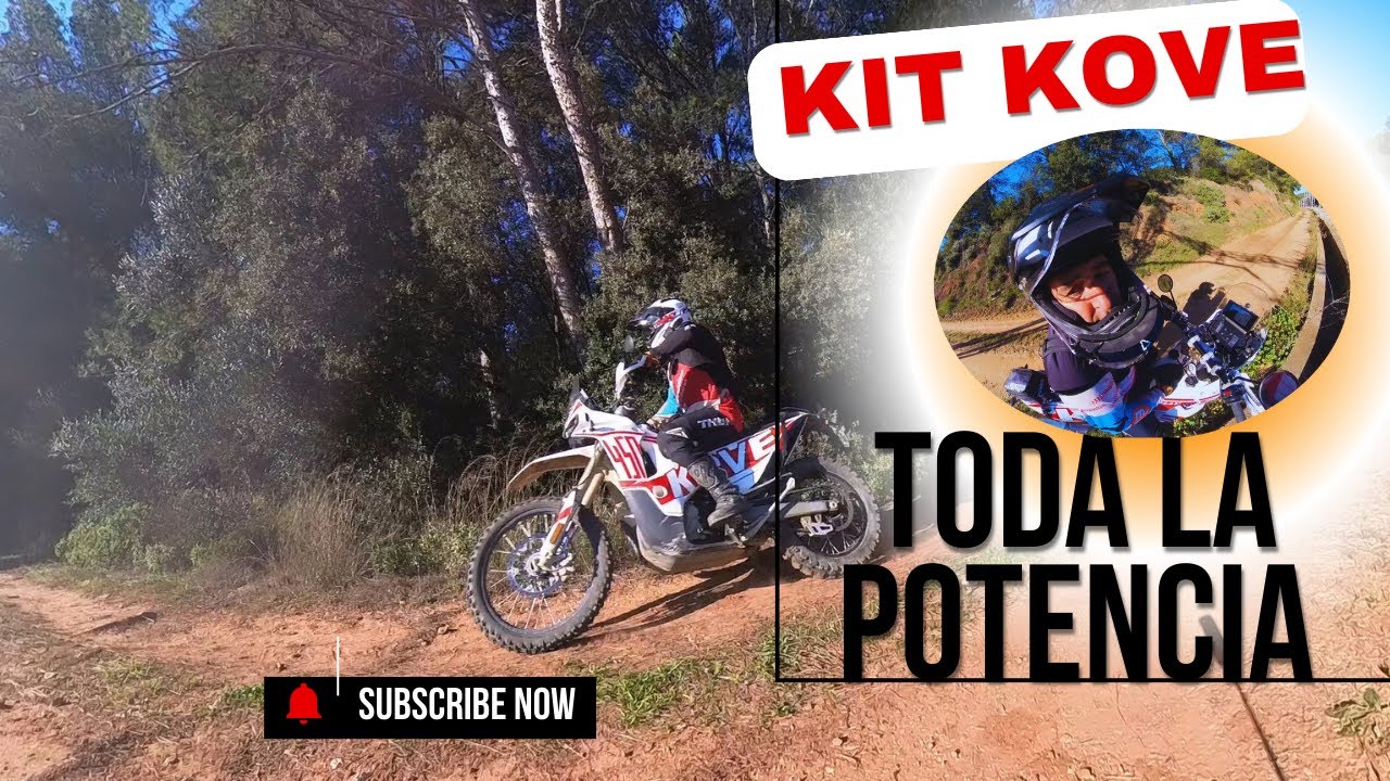 Kove 450 Rally con todo lo que le Faltaba.