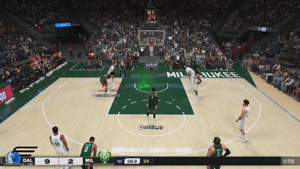 NBA 2K25 Mavericks vs Bucks Play Now Online