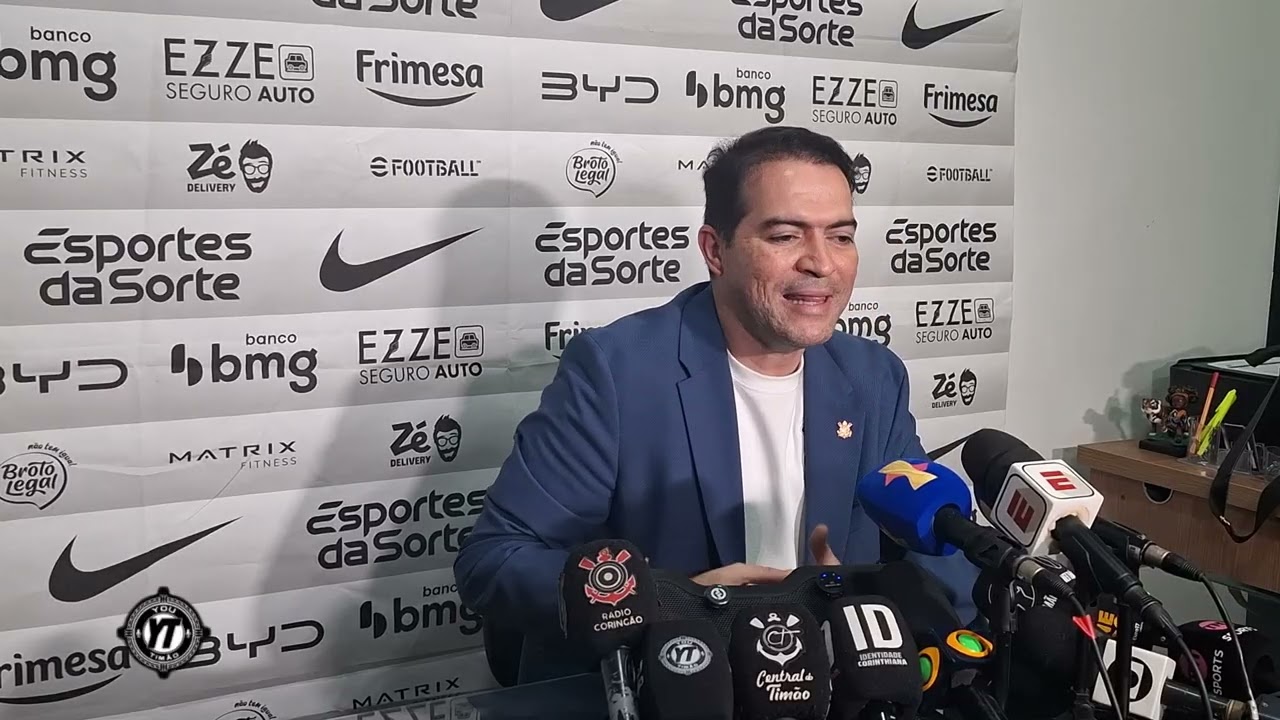 PRONUNCIAMENTO DE MARCELO PAZ SOBRE A POSSÍVEL VENDA DO VOLANTE ANDRÉ. #corinthians #timão #youtimão