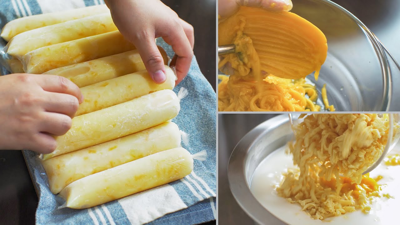 Mango Cheese Ice Candy