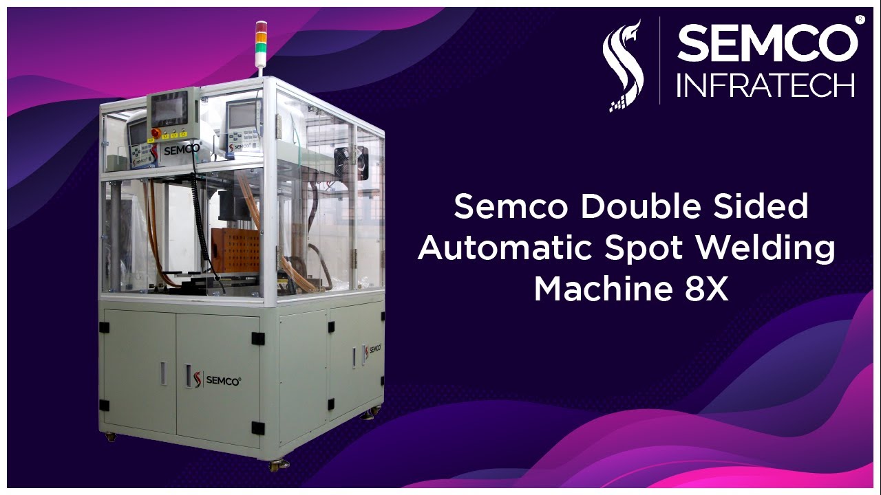 SI-DSWM-8X-5000A Double Sided Automatic Spot Welding Machine For Li-ion Battery