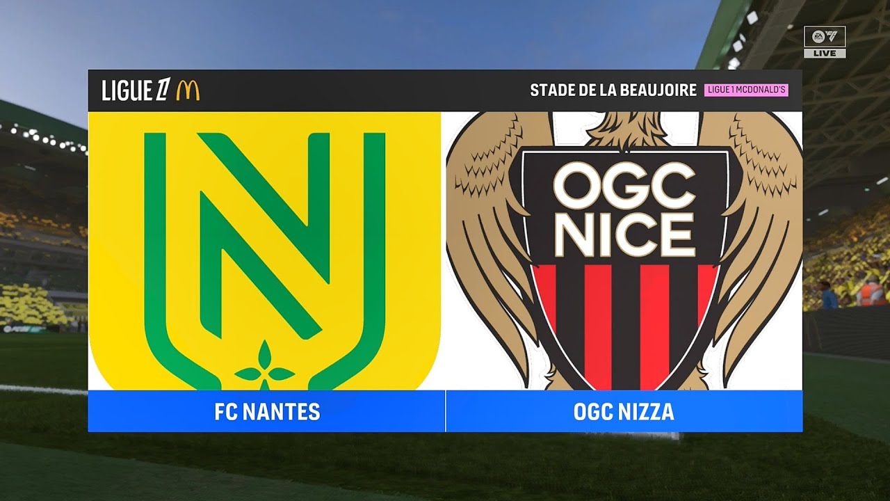 EA Sports FC 26 | FC Nantes vs OGC Nice - Ligue 1 | Gameplay PS5