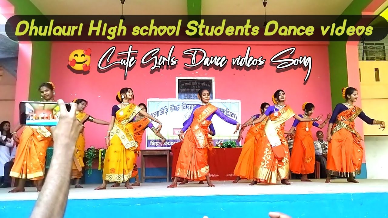 🔥Dhulauri High school Dance 🪩 Cute girls Dance ❤️🔥🔥