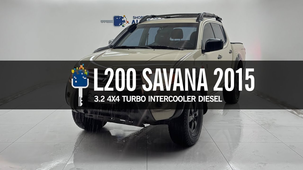 L200 SAVANA 3.2 4X4 TURBO DIESEL 2015 - Shopping do Autom&oacute;vel