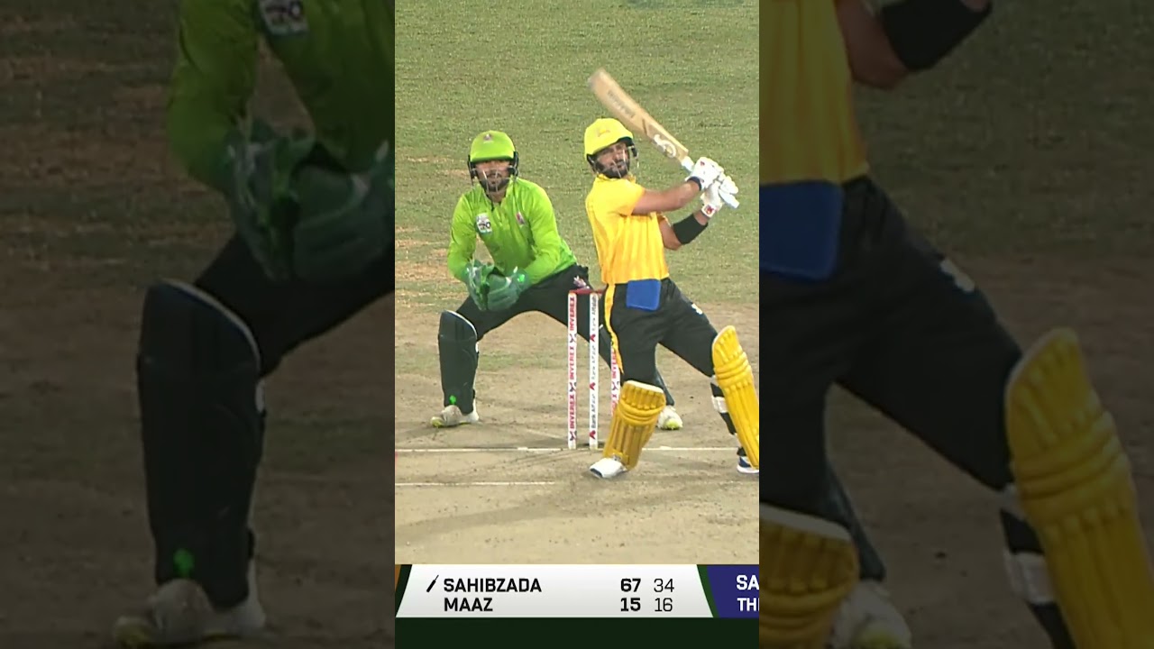 Sahibzada Farhan 3 sixes in an&nbsp;over 🏏 #LHRWvPSH | #NationalT20 M2L1