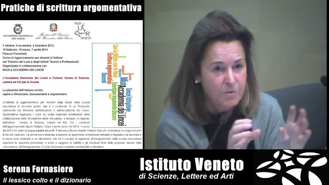 Il lessico colto e il dizionario
