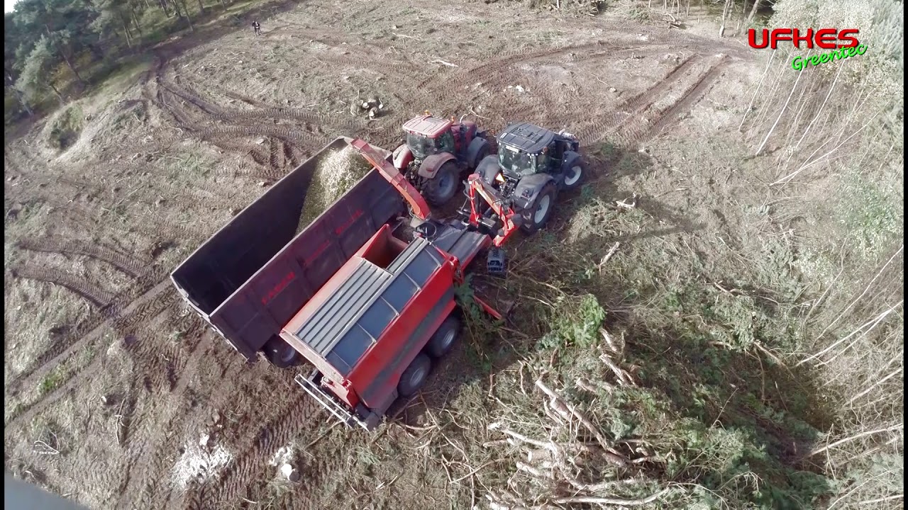 Ufkes Greentec 952MEGA/20 houtversnippercombinatie