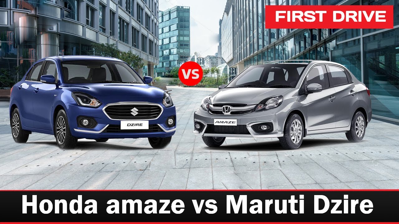 Honda amaze vs Maruti Dzire 2017 mode| Auto advice