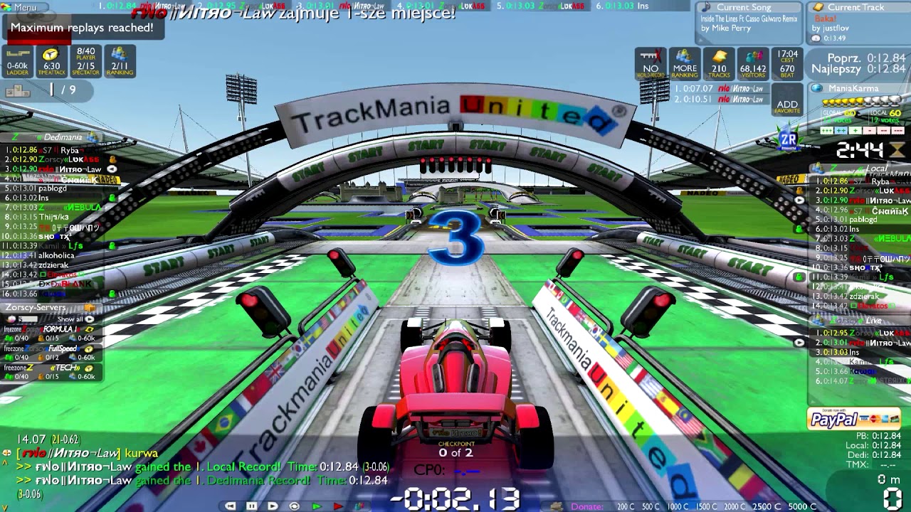 Trackmania - Live World Records