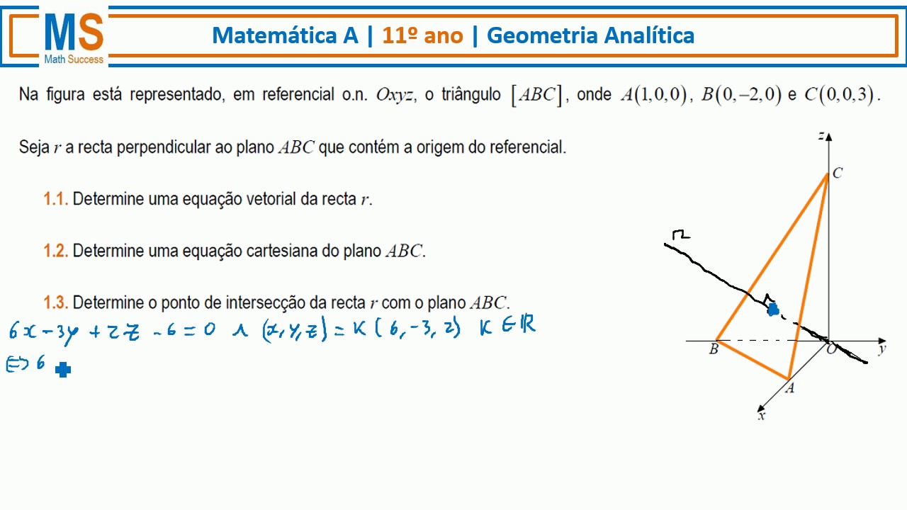 Geometria Analítica - Matemática 11.º Ano