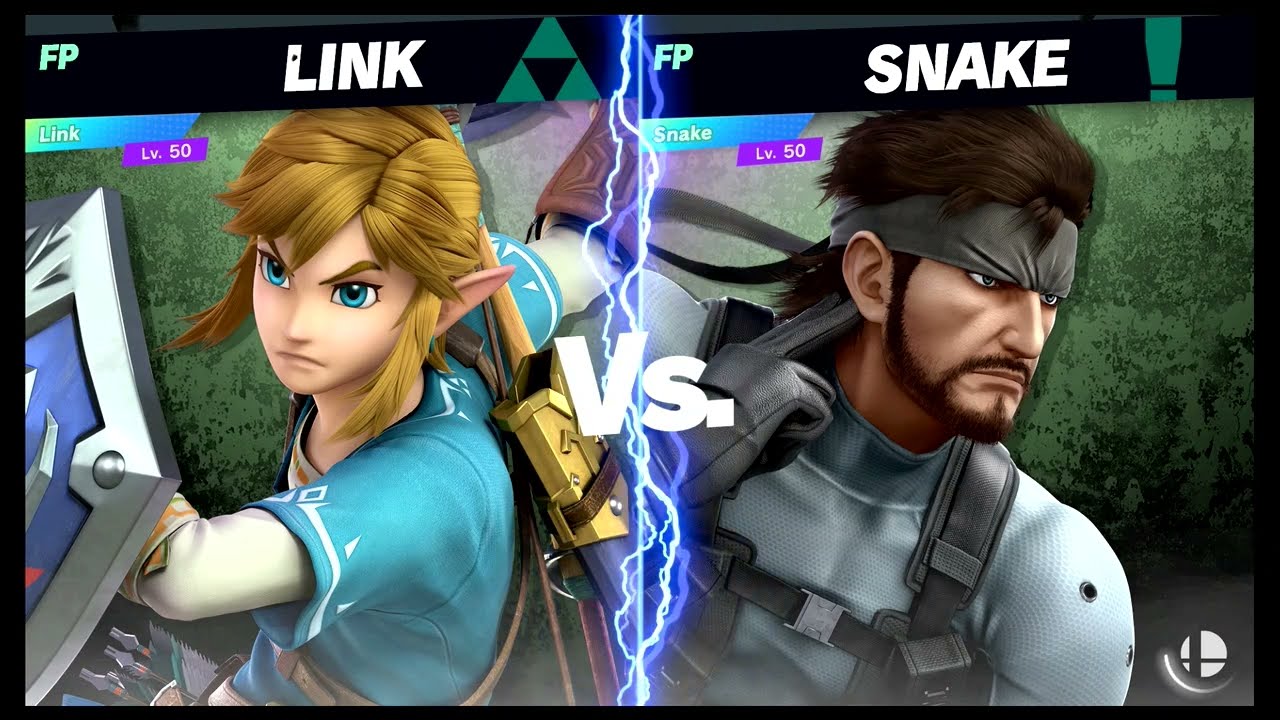 Super Smash Bros Ultimate Amiibo Fights – Link vs the World #31 Link vs Snake