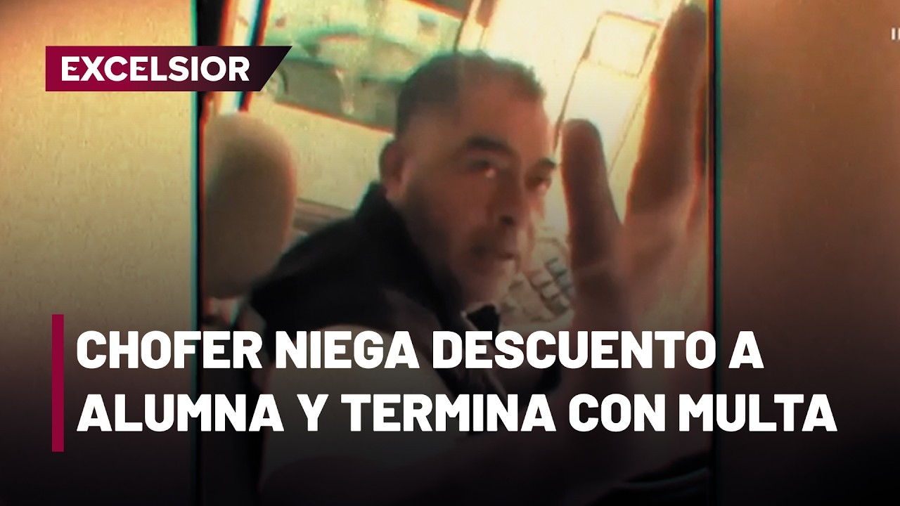 Chofer de transporte público en Tijuana se niega a respetar descuento estudiantil