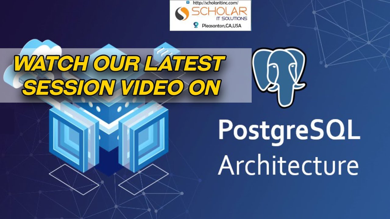 PostgreSQL Architecture Session Video #SQL #PostgreSQLArchitecture #PostgreSQL