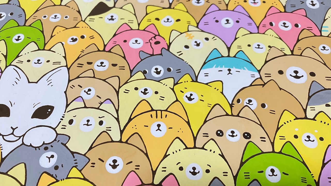 【#作業配信 】猫をかこうね🐱【わらわら】#making #猫 