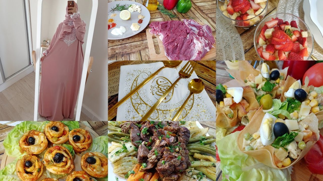 اول رمضان مع زوجي 🥰 روتين عروسة جديدة في رمضان 🌙 وصفات، افكار وطاولة متنوعة 🍲