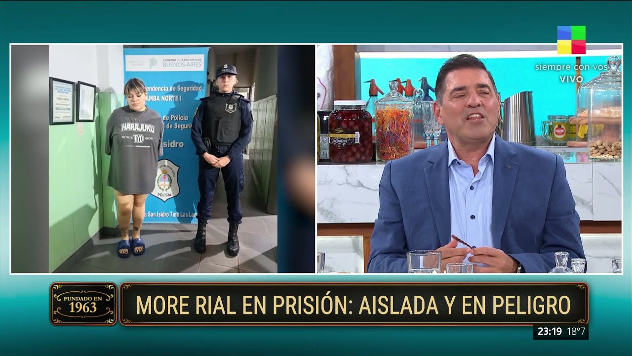 🚨MORENA RIAL DETENIDA EN PRISIÓN Y AISLADA EN UN “BUZÓN”