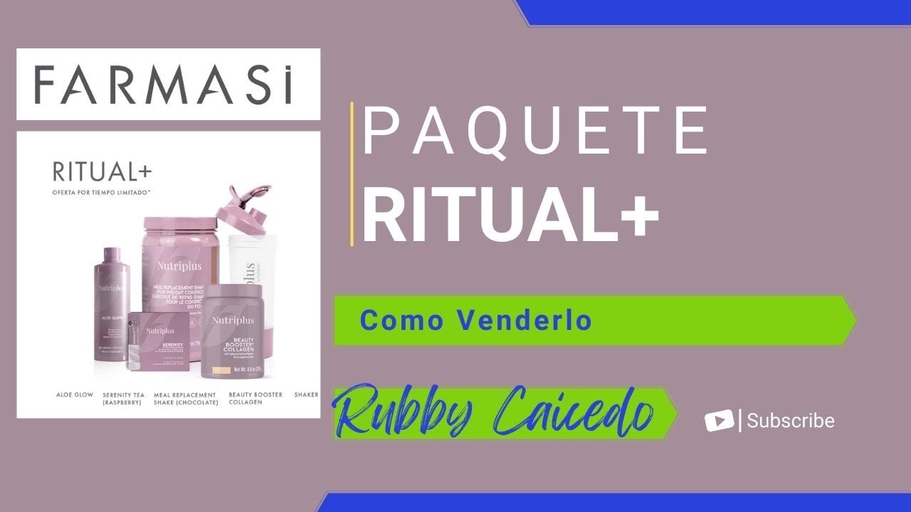 #Como #Vender el #Paquete #Ritual + #farmasi