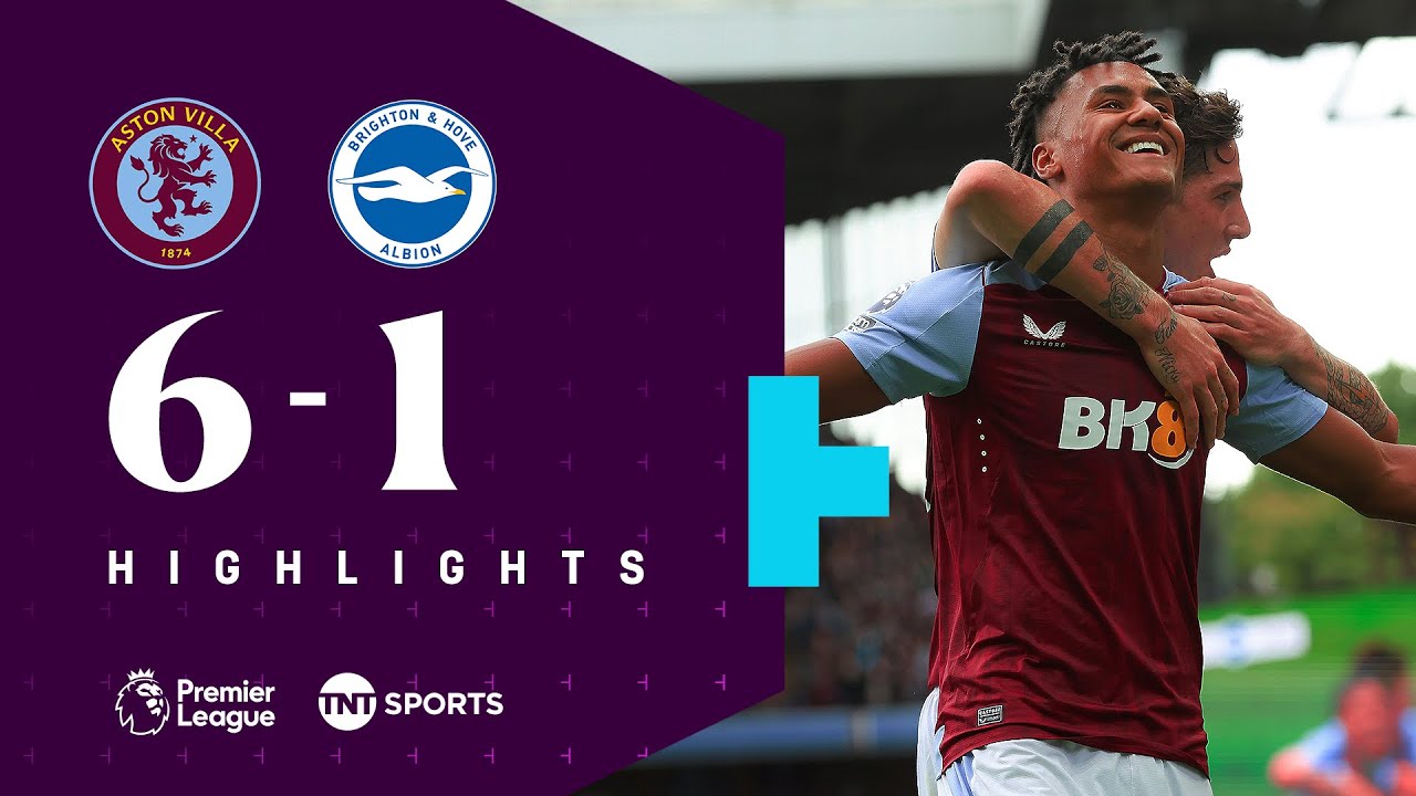 Ollie Watkins nets superb hat-trick 🔥| Aston Villa 6-1 Brighton | Premier League highlights