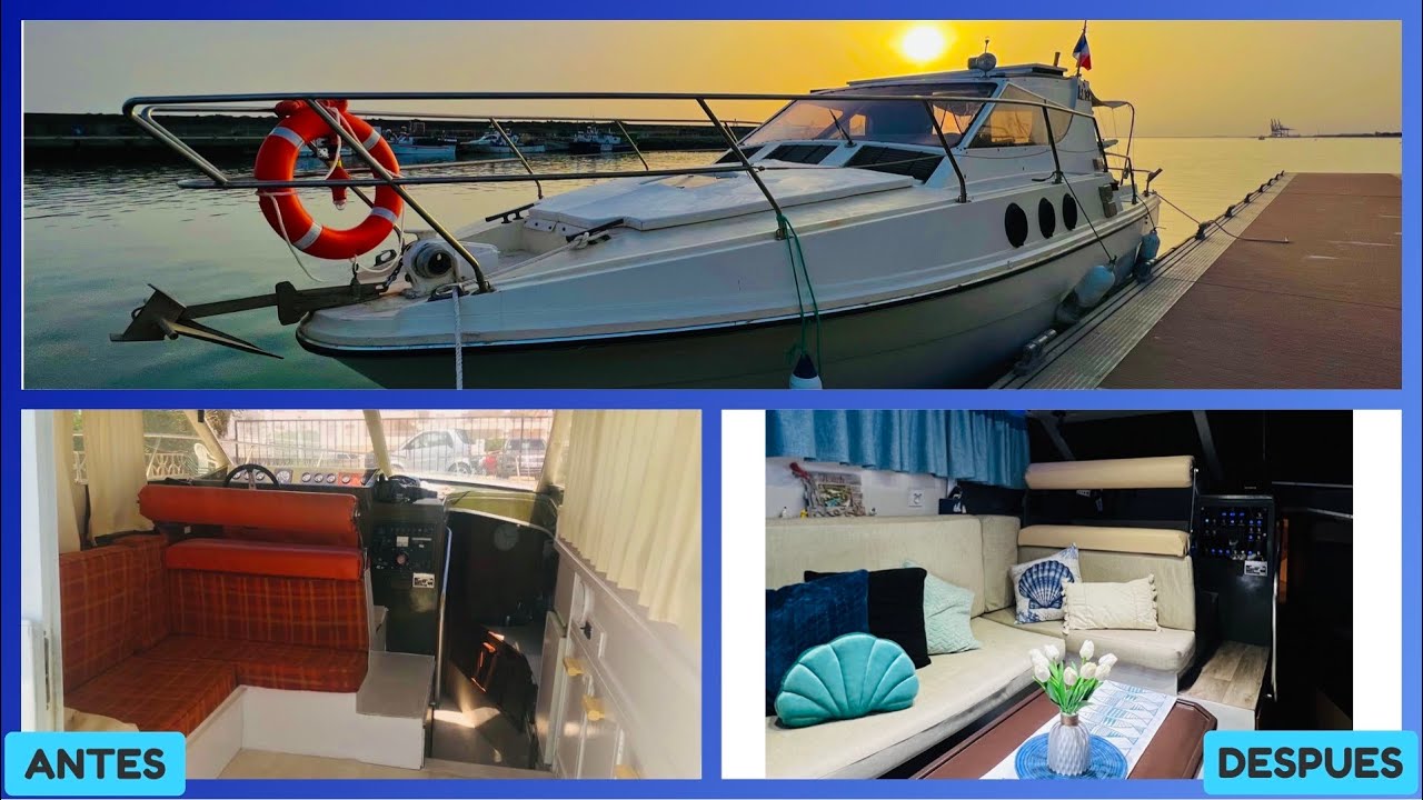 Restauracion de barco para vivir || Azimut 32 || Vivir a bordo