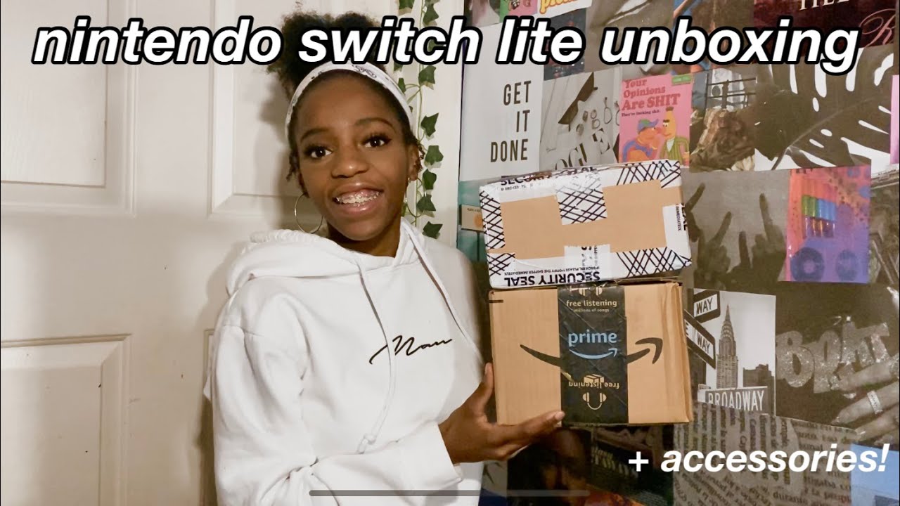 Nintendo Switch Lite unboxing *grey edition* with accessories!