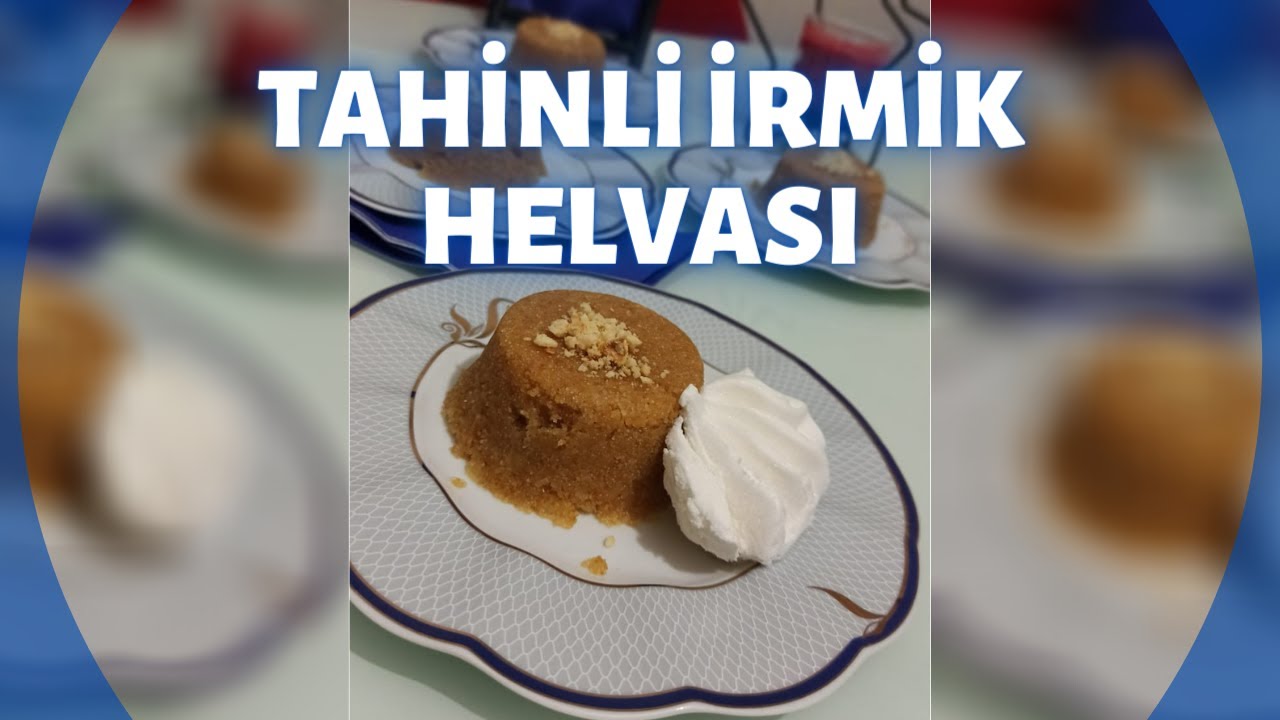 TAHİNLİ İRMİK HELVASI TARİFİ.(ÇOK PRATİK VE KOLAY)