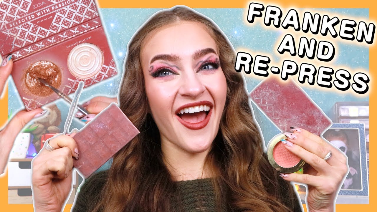 Давайте Франкен и Перепрессуем мою палетку теней для лица Pan That Face!! (так приятно!)
