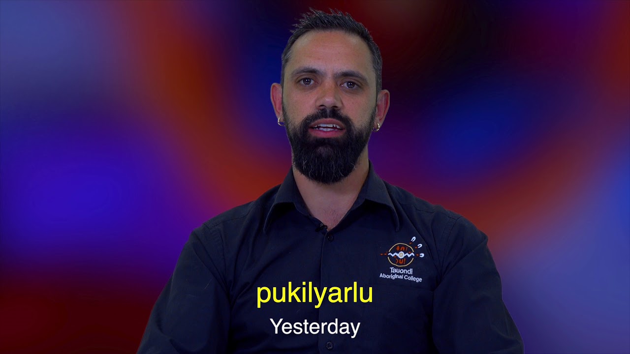 Some Kaurna words describing time.