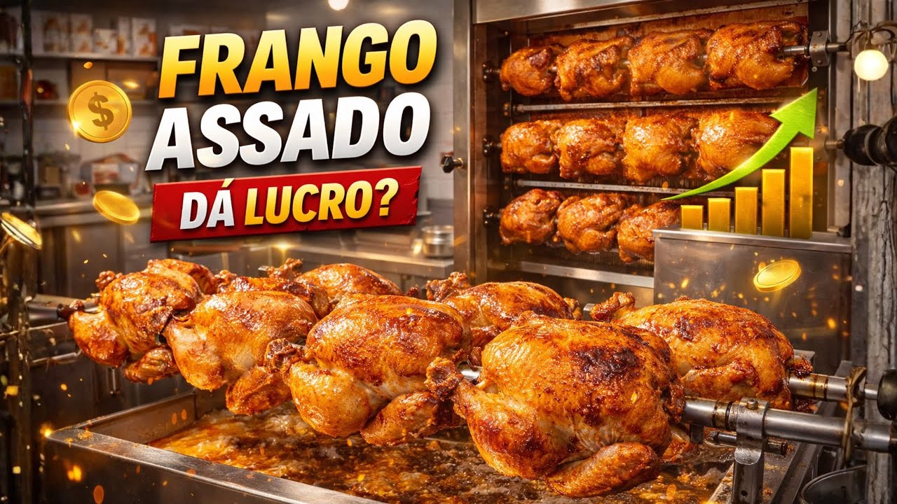 COMO MONTAR UM NEGÓCIO DE FRANGO ASSADO | Lucro, Máquinas e Legalização