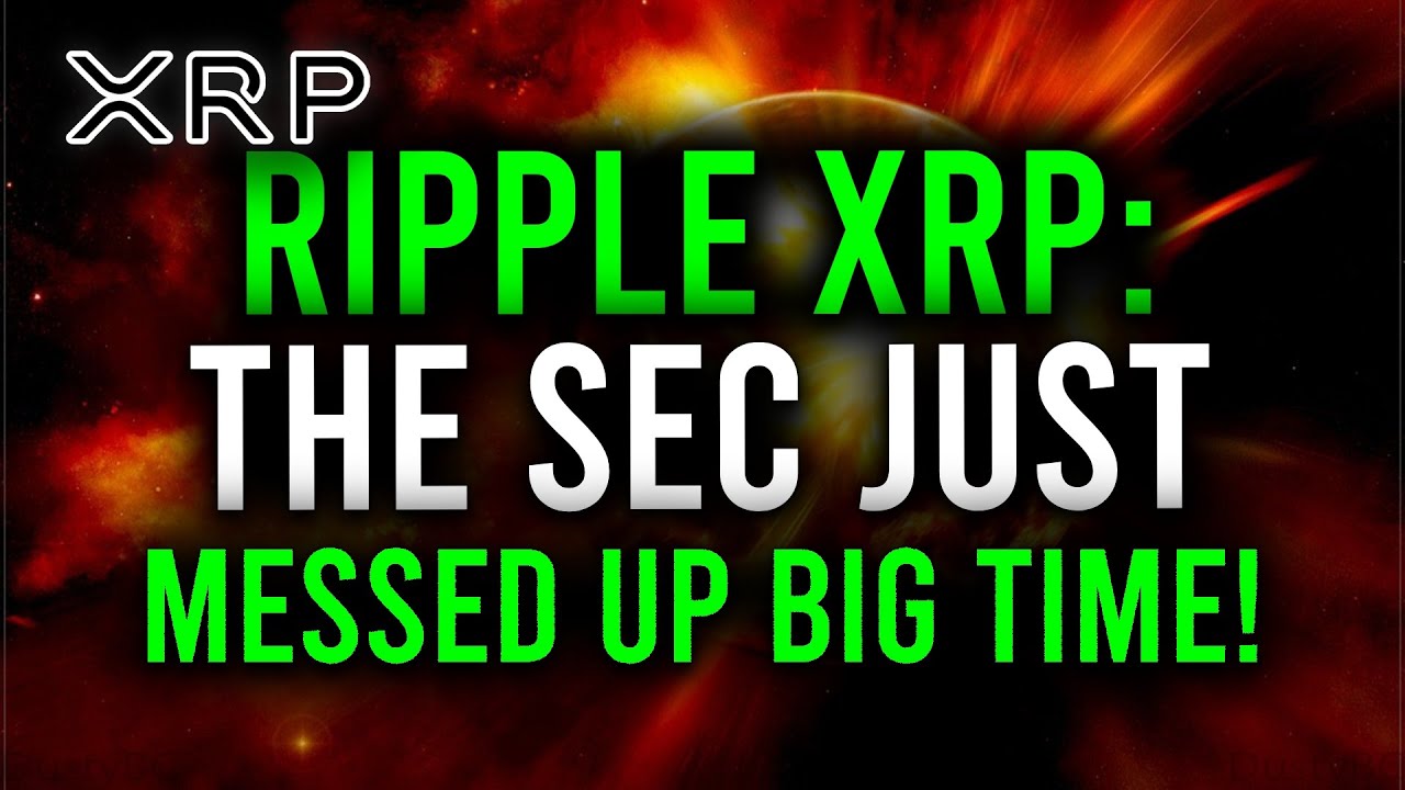 🚨RIPPLE XRP: THE SEC JUST MESSED UP BIG TIME!!!!!! IS A RIPPLE & SEC SETTLEMENT ACTUALLY COMING?