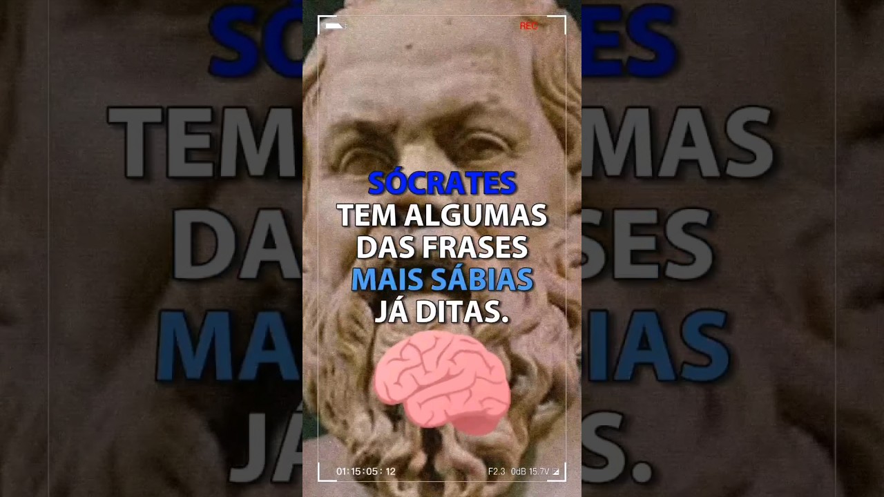 S&Oacute;CRATES, o S&Aacute;BIO: 5 frases mais inteligentes!  #filosofia #socrates