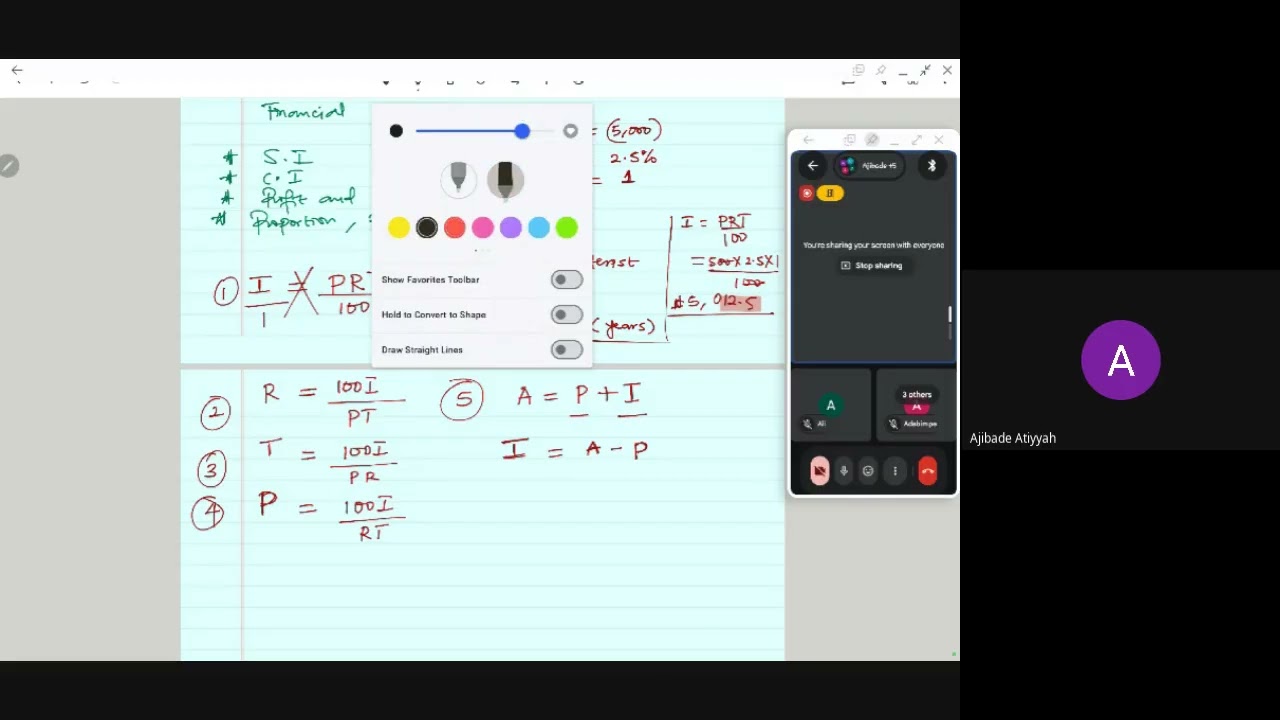 Mathematics (Financial Arithmetic - Simple Interest) UTME Free Class 8