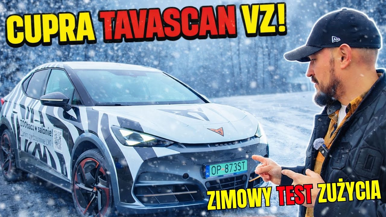 ELEKTRYK NA CO DZIEŃ #3 – CUPRA TAVASCAN VZ ! Realne zimowe zużycie + Krzywa ładowania 10–80%! ⚡