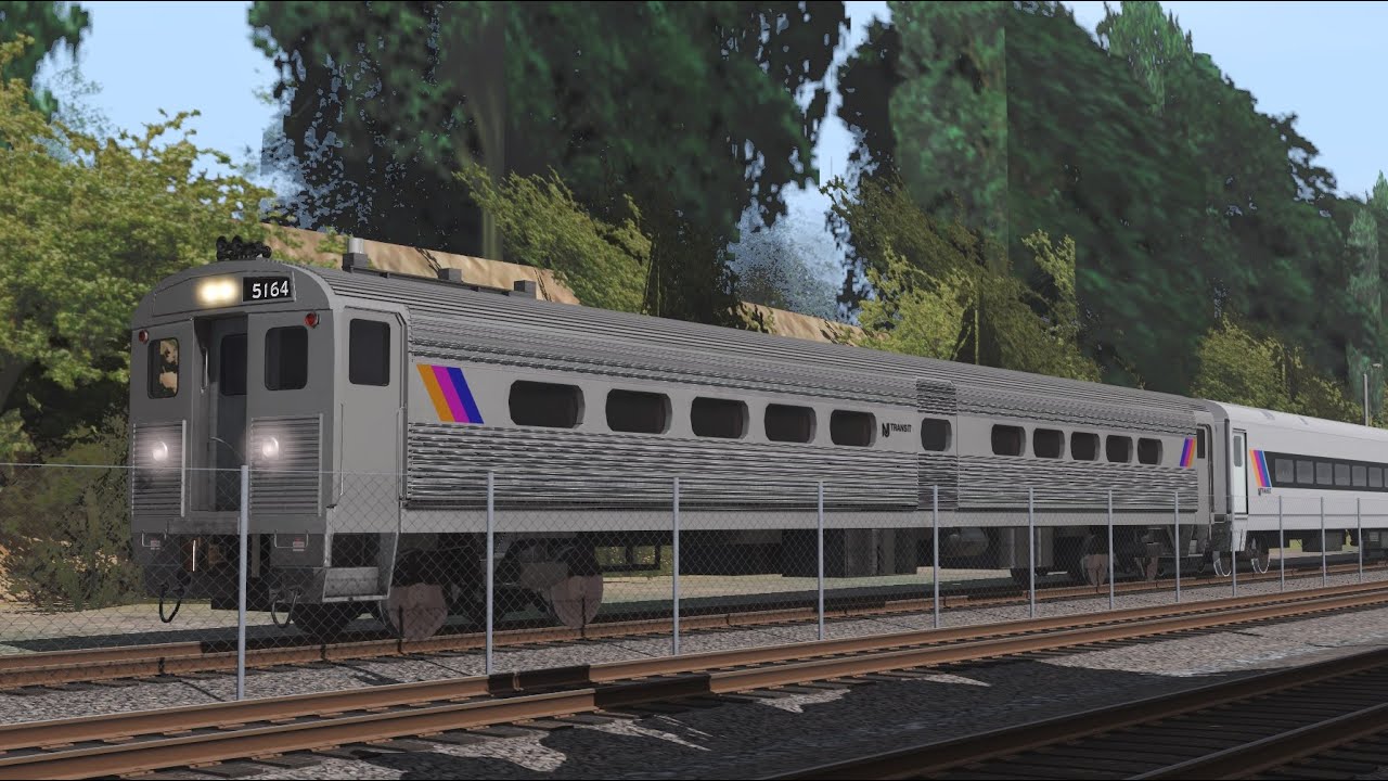 Promo: NJ Transit Comet IB Cab Car Eastbound at Ho-Ho-Kus (Trainz Plus)