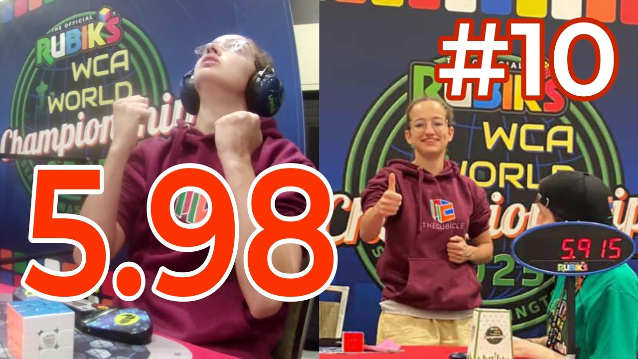 5.98 3x3 Average at Worlds [ZB Method] (10th in round 2)