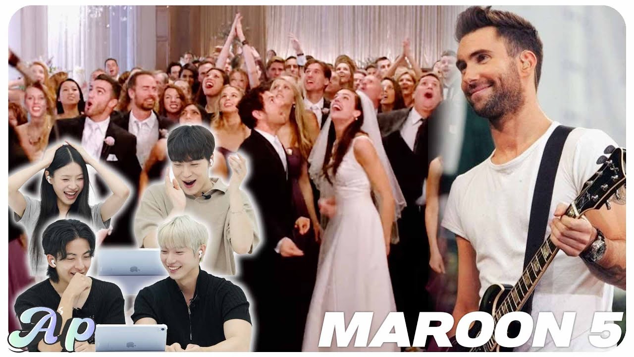 Реакция корейских мужчин и женщин на музыкальное видео Maroon 5｜asopo