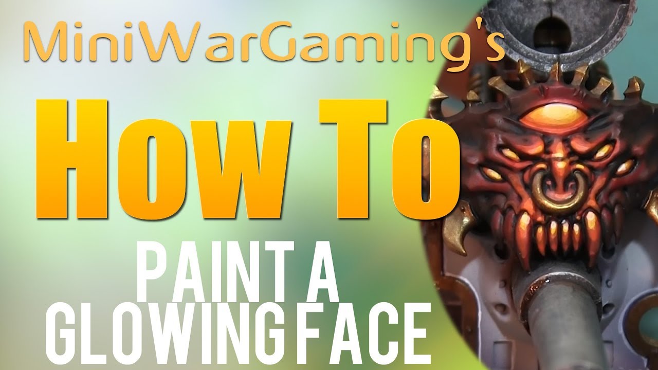 How To: Paint a Glowing Face