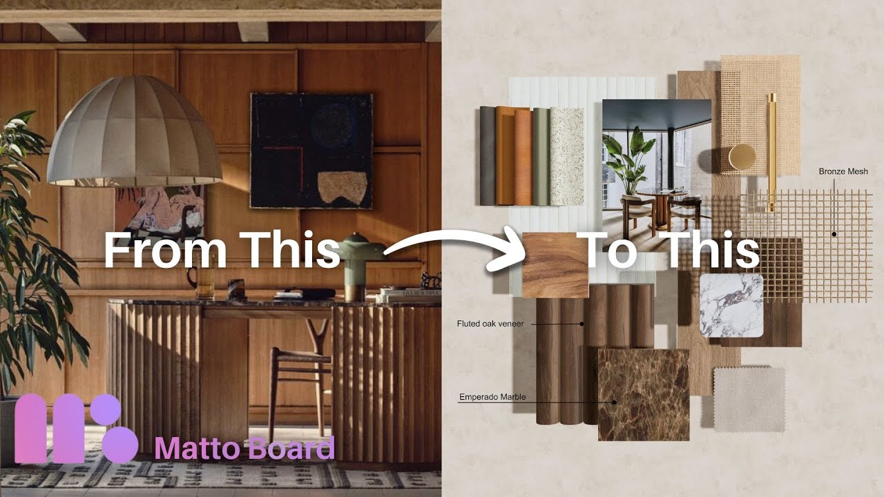 How to create material board using Mattoboard | Full tutorials