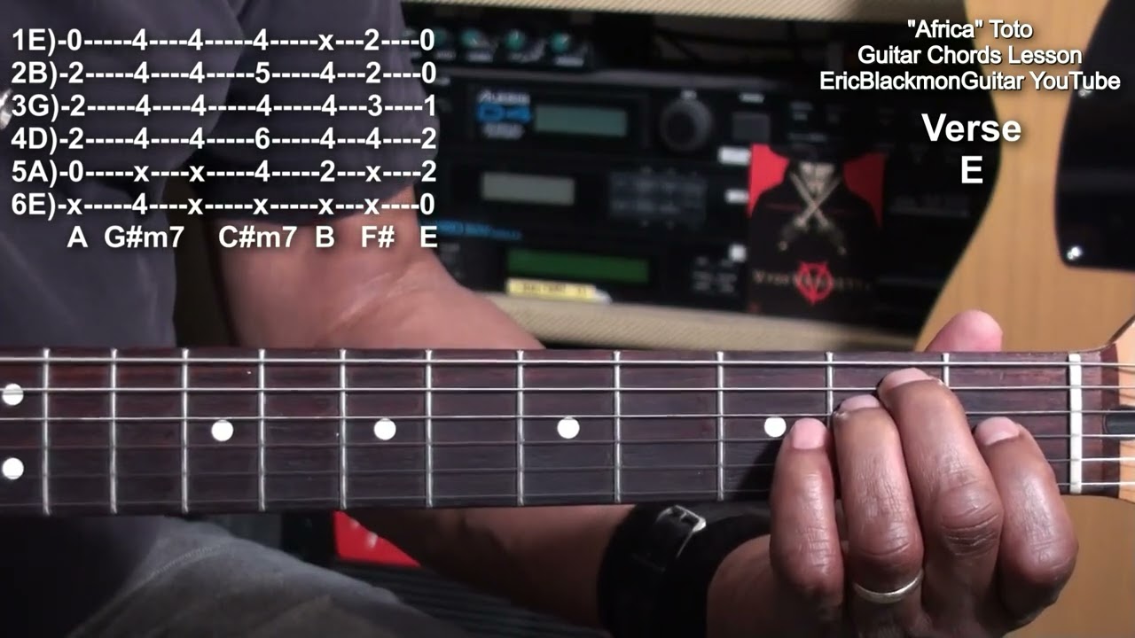 AFRICA Toto Guitar Lesson