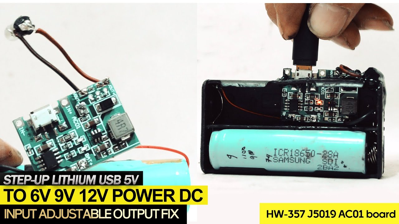 Modul Charging  AC01 TP4056  Step Up voltage 5V DC other model HW 357 J5019
